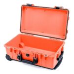 Pelican 1510 Carry-On Protector Case Orange with Foam Watertight Crushproof Wheels High Visibility 1510-000-150