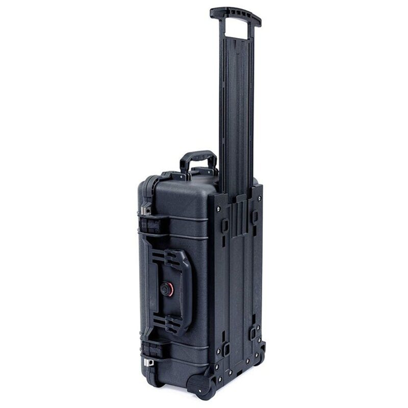 Pelican 1510NF Carry-On Protector Case Black No Foam Watertight Crushproof Wheels Empty 1510-001-110