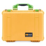 Pelican 1520 Protector Case Yellow with Foam Watertight Crushproof Pick N Pluck High Visibility 1520-000-240
