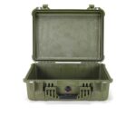 Pelican 1520NF Protector Case OD Green No Foam Watertight Crushproof Empty Interior 1520-001-130