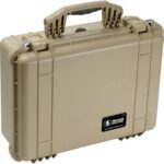 Pelican 1520NF Protector Case Desert Tan No Foam Watertight Crushproof Empty Interior 1520-001-190