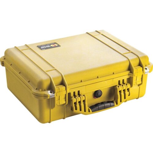 Pelican 1520NF Protector Case Yellow No Foam Watertight Crushproof High Visibility Empty 1520-001-240