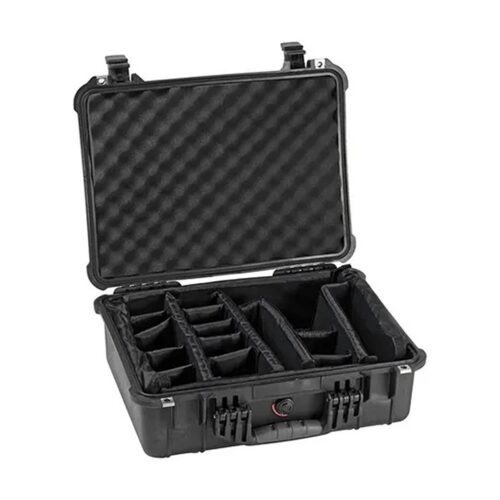 Pelican 1524 Protector Case Black with Padded Dividers Watertight Crushproof Organizer 1520-004-110