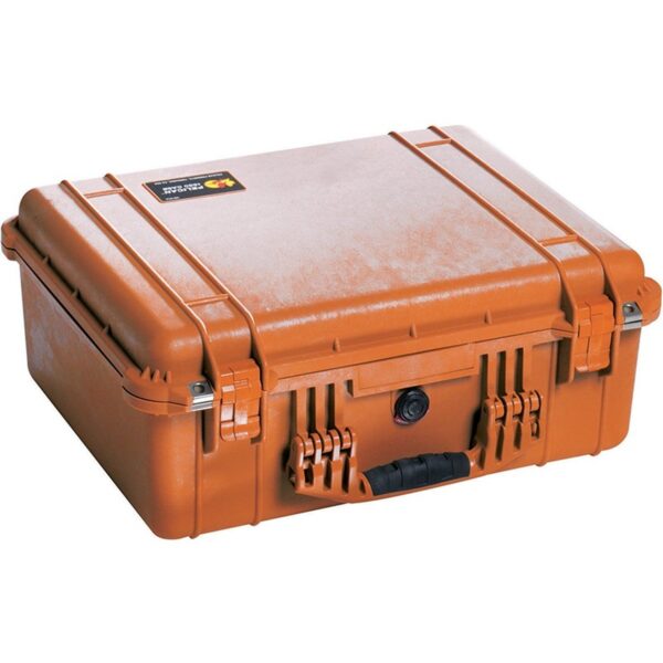 Pelican 1550 Protector Case Orange with Foam Watertight Crushproof Pick N Pluck High Visibility 1550-000-150
