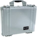 Pelican 1550 Protector Case Silver with Foam Watertight Crushproof Pick N Pluck 1550-000-180