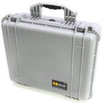 Pelican 1550 Protector Case Silver with Foam Watertight Crushproof Pick N Pluck 1550-000-180