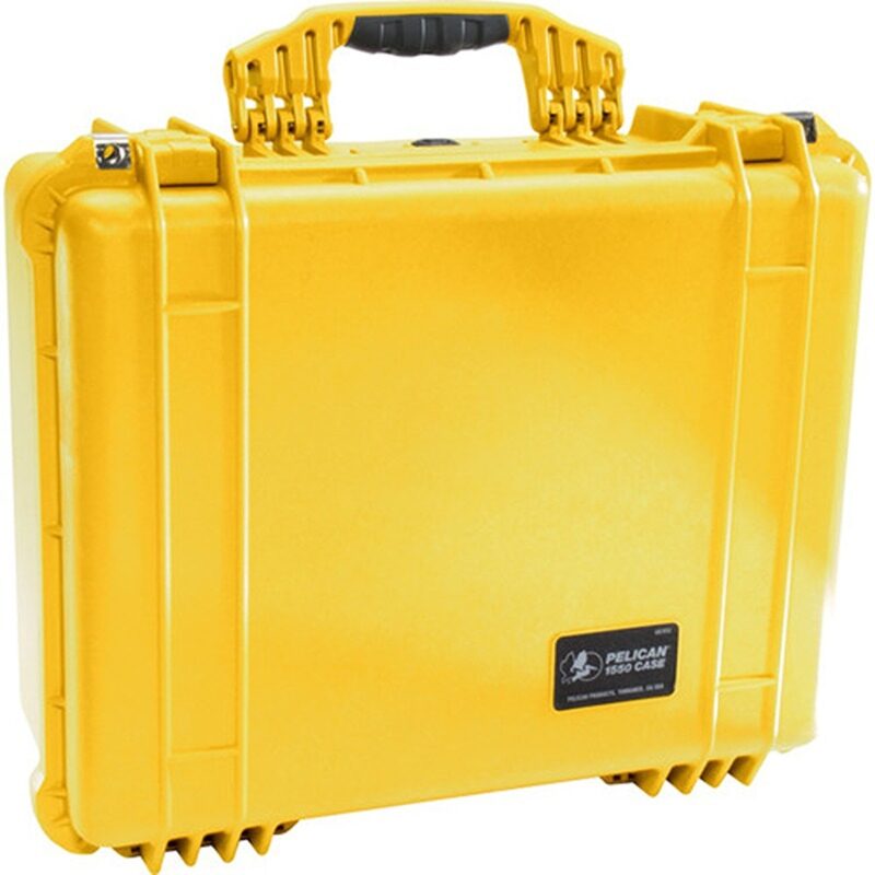 Pelican 1550 Protector Case Silver with Foam Watertight Crushproof Pick N Pluck 1550-000-180