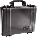 Pelican 1550NF Protector Case Black No Foam Watertight Crushproof Empty Interior 1550-001-110