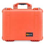 Pelican 1550NF Protector Case Orange No Foam Watertight Crushproof High Visibility Empty 1550-001-150