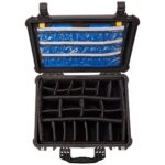 Pelican 1550EMS Medical Case Black with Lid Organizer & Padded Dividers Watertight Crushproof 1550-005-110