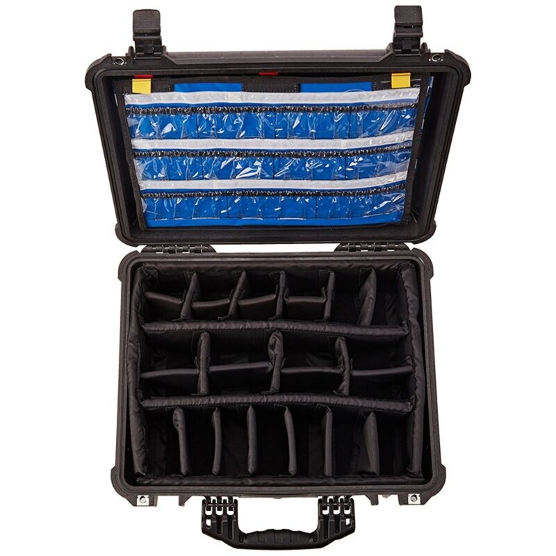 Pelican 1550EMS Medical Case Black with Lid Organizer & Padded Dividers Watertight Crushproof 1550-005-110