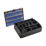 Pelican 1550EMS Medical Case Orange with Lid Organizer & Padded Dividers Watertight High Visibility 1550-005-150