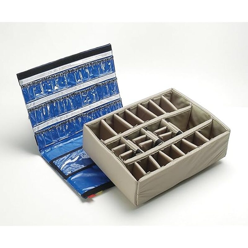 Pelican 1550EMS Medical Case Orange with Lid Organizer & Padded Dividers Watertight High Visibility 1550-005-150