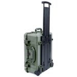 Pelican 1560 Protector Case OD Green with Foam Watertight Crushproof Rolling Wheels 1560-000-130