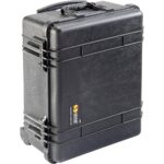 Pelican 1560NF Protector Case No Foam Black - Watertight Crushproof Hard Equipment Case with Wheels & Trolley Handle