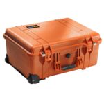 Pelican 1560NF Protector Case No Foam Orange - Watertight Crushproof Hard Equipment Case with Wheels & Trolley Handle