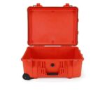 Pelican 1560NF Protector Case No Foam Orange - Watertight Crushproof Hard Equipment Case with Wheels & Trolley Handle
