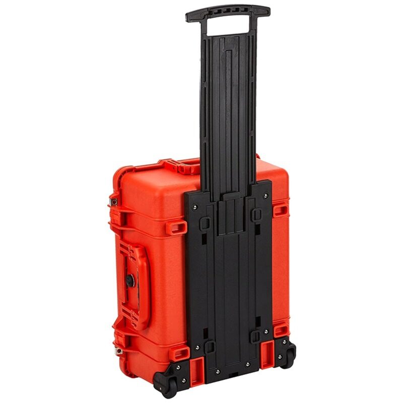 Pelican 1560NF Protector Case No Foam Orange - Watertight Crushproof Hard Equipment Case with Wheels & Trolley Handle