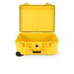 Pelican 1560NF Protector Case No Foam Yellow - Watertight Crushproof Hard Equipment Case with Wheels & Trolley Handle