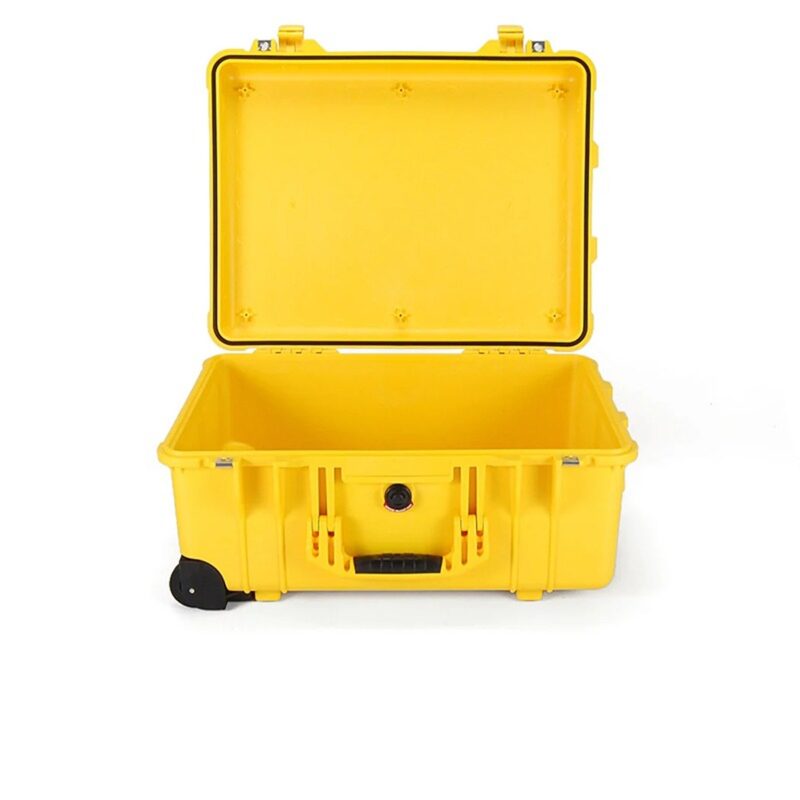 Pelican 1560NF Protector Case No Foam Yellow - Watertight Crushproof Hard Equipment Case with Wheels & Trolley Handle