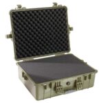 Pelican 1600 Protector Case with Foam OD Green - Watertight Crushproof Hard Equipment Case with Pick N Pluck Foam & Pressure Valve