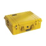 Pelican 1600NF Protector Case No Foam Yellow - Watertight Crushproof Hard Equipment Case with Pressure Valve