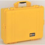 Pelican 1600NF Protector Case No Foam Yellow - Watertight Crushproof Hard Equipment Case with Pressure Valve