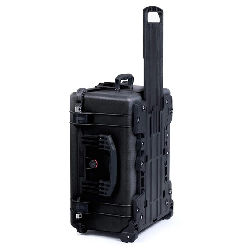 Pelican 1610 Protector Case with 3-Level Foam Black - Watertight Crushproof Wheeled Hard Equipment Case with Trolley Handle (1610-020-110)