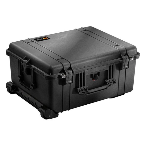 Pelican 1610NF Protector Case No Foam Black - Watertight Crushproof Wheeled Hard Equipment Case with Trolley Handle (1610-021-110)