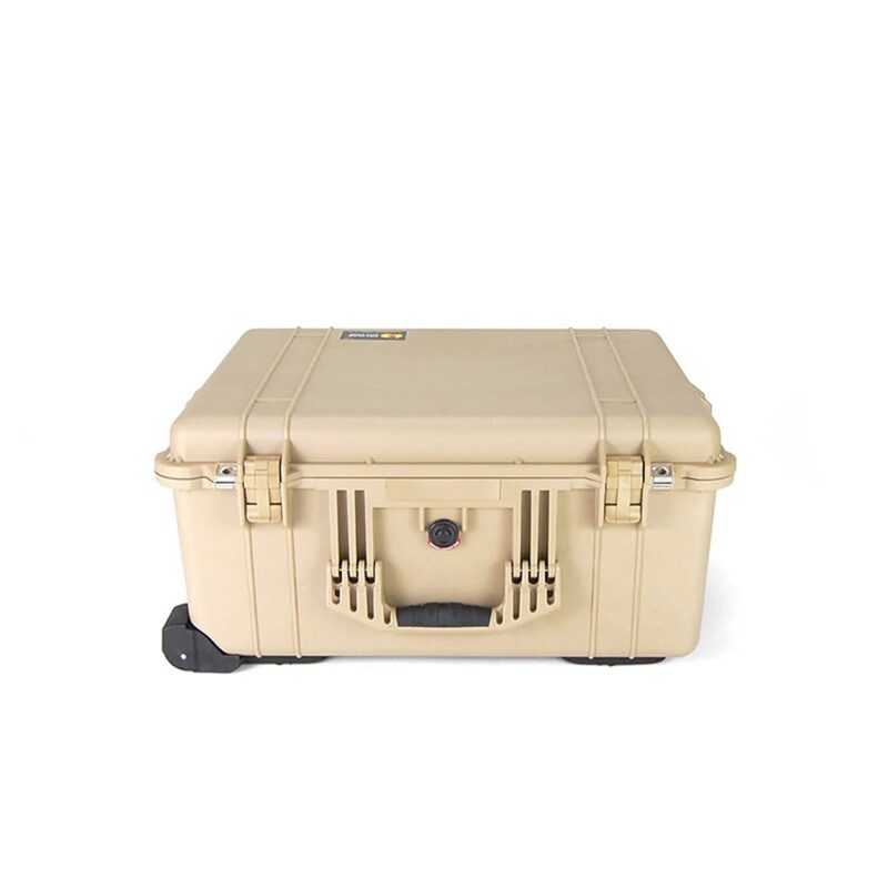 Pelican 1610NF Protector Case No Foam Desert Tan - Watertight Crushproof Wheeled Hard Equipment Case with Trolley Handle (1610-021-190)