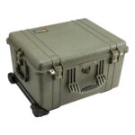 Pelican 1620 Protector Case with 4-Level Foam OD Green - Watertight Crushproof Wheeled Hard Equipment Case with Trolley Handle (1620-020-130)