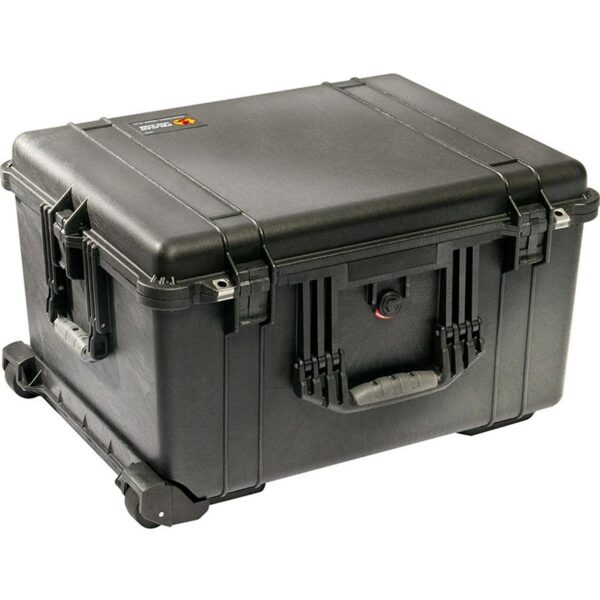 Pelican 1620NF Protector Case No Foam Black - Watertight Crushproof Wheeled Hard Equipment Case with Trolley Handle (1620-021-110)