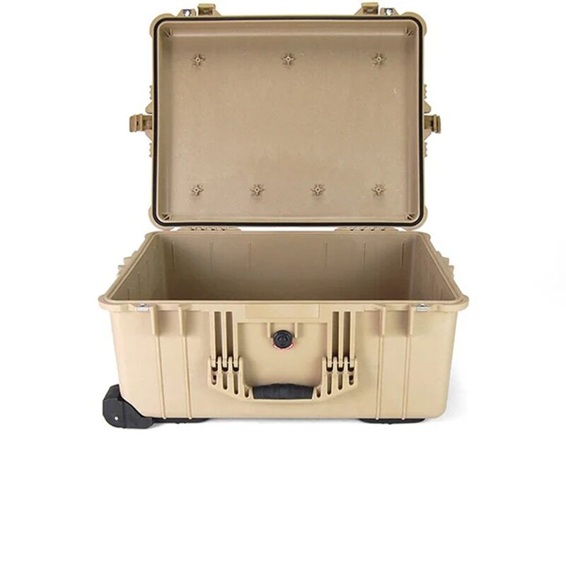 Pelican 1620NF Protector Case No Foam Desert Tan - Watertight Crushproof Wheeled Hard Equipment Case with Trolley Handle (1620-021-190)