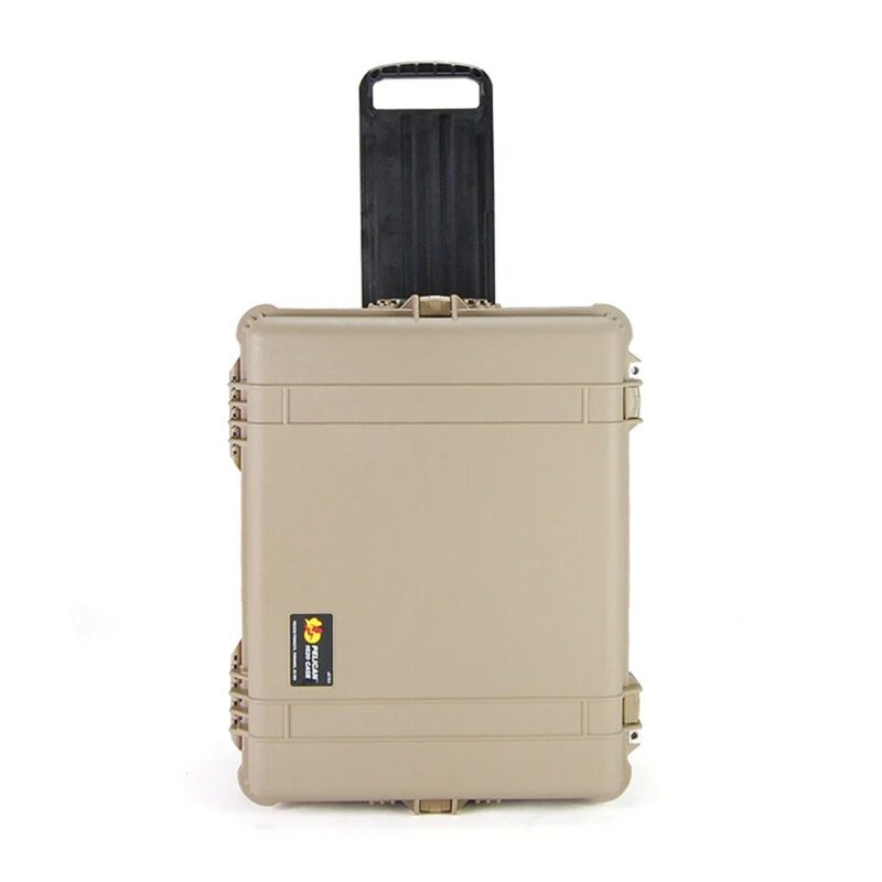 Pelican 1620NF Protector Case No Foam Desert Tan - Watertight Crushproof Wheeled Hard Equipment Case with Trolley Handle (1620-021-190)