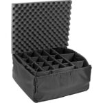 Pelican 1624 Protector Case with Padded Dividers Black - Watertight Crushproof Wheeled Hard Equipment Case with Trolley Handle (1620-024-110)