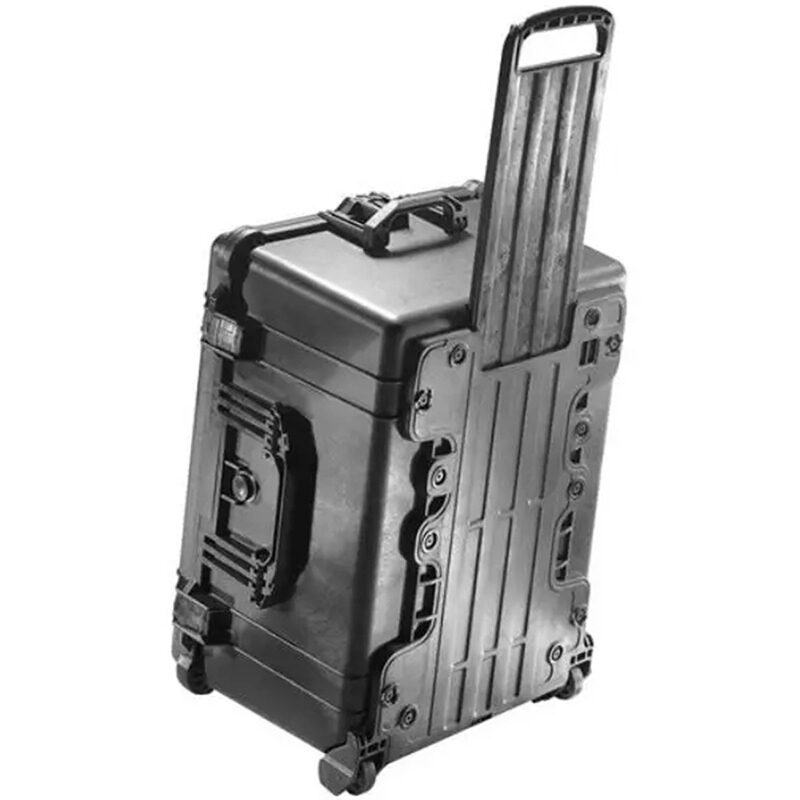 Pelican 1624 Protector Case with Padded Dividers Black - Watertight Crushproof Wheeled Hard Equipment Case with Trolley Handle (1620-024-110)