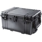 Pelican 1630 Protector Case with 3-Level Foam Black - Watertight Crushproof Wheeled Hard Equipment Case with 4 Wheels & Trolley Handle (1630-000-110)