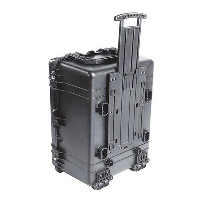 Pelican 1630 Protector Case with 3-Level Foam Black - Watertight Crushproof Wheeled Hard Equipment Case with 4 Wheels & Trolley Handle (1630-000-110)