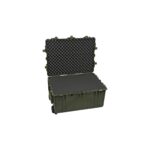 Pelican 1630 Protector Case with 3-Level Foam OD Green - Watertight Crushproof Wheeled Hard Equipment Case with 4 Wheels & Trolley Handle (1630-000-130)