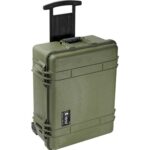 Pelican 1630 Protector Case with 3-Level Foam OD Green - Watertight Crushproof Wheeled Hard Equipment Case with 4 Wheels & Trolley Handle (1630-000-130)