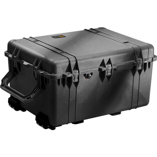 Pelican 1634 Protector Case with Padded Dividers Black - Watertight Crushproof Wheeled Hard Equipment Case with Trolley Handle (1630-004-110)