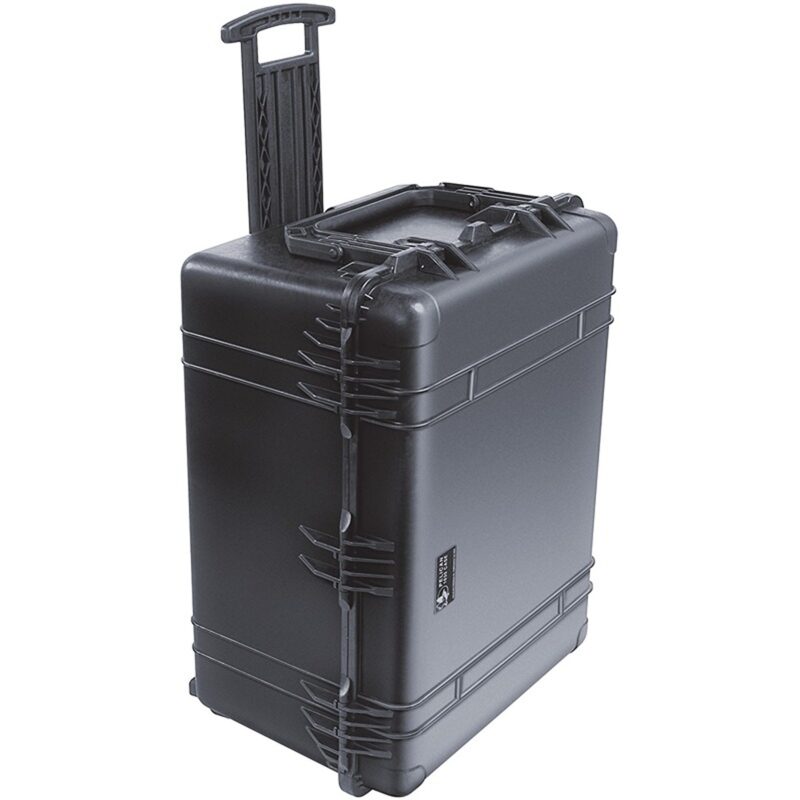 Pelican 1634 Protector Case with Padded Dividers Black - Watertight Crushproof Wheeled Hard Equipment Case with Trolley Handle (1630-004-110)