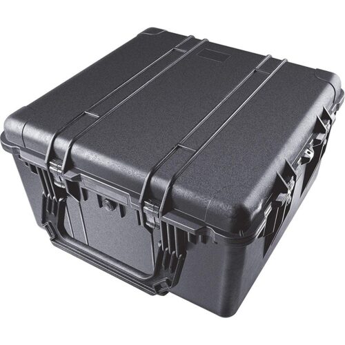 Pelican 1640 Protector Case with 3-Level Foam Black - Watertight Crushproof Wheeled Hard Equipment Case with 4 Wheels & Trolley Handle (1640-000-110)