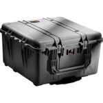Pelican 1640 Protector Case with 3-Level Foam Black - Watertight Crushproof Wheeled Hard Equipment Case with 4 Wheels & Trolley Handle (1640-000-110)