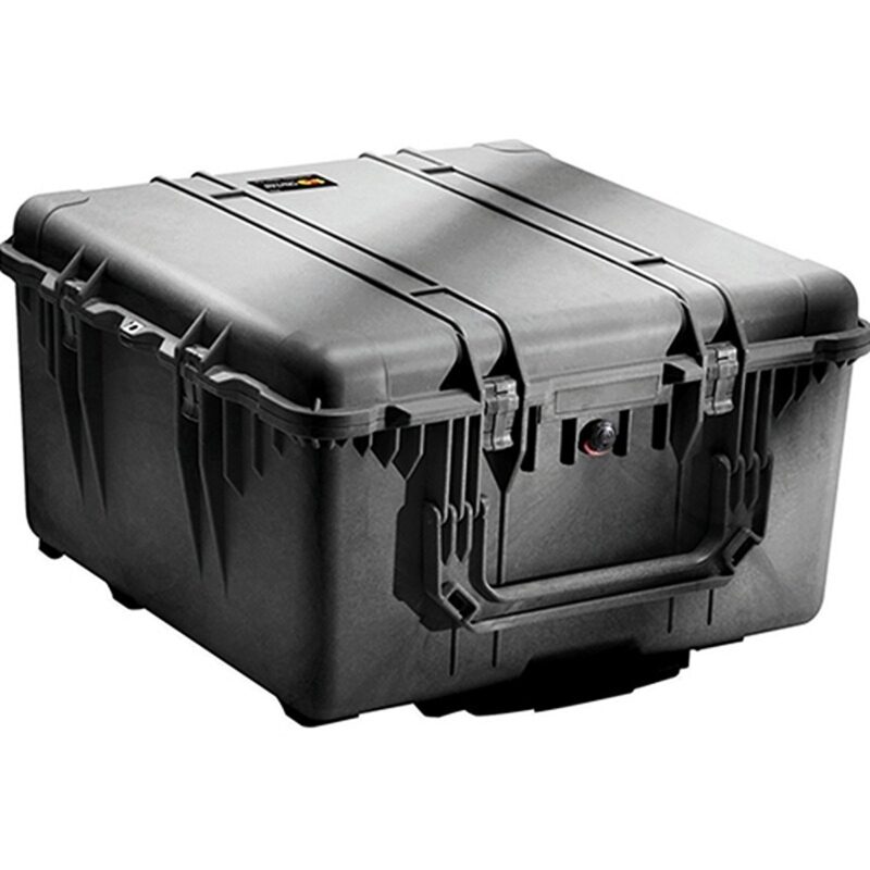 Pelican 1640 Protector Case with 3-Level Foam Black - Watertight Crushproof Wheeled Hard Equipment Case with 4 Wheels & Trolley Handle (1640-000-110)