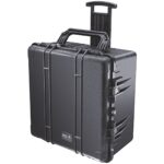 Pelican 1640 Protector Case with 3-Level Foam Black - Watertight Crushproof Wheeled Hard Equipment Case with 4 Wheels & Trolley Handle (1640-000-110)