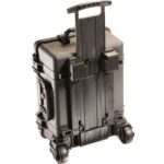 Pelican 1640 Protector Case with 3-Level Foam Black - Watertight Crushproof Wheeled Hard Equipment Case with 4 Wheels & Trolley Handle (1640-000-110E)