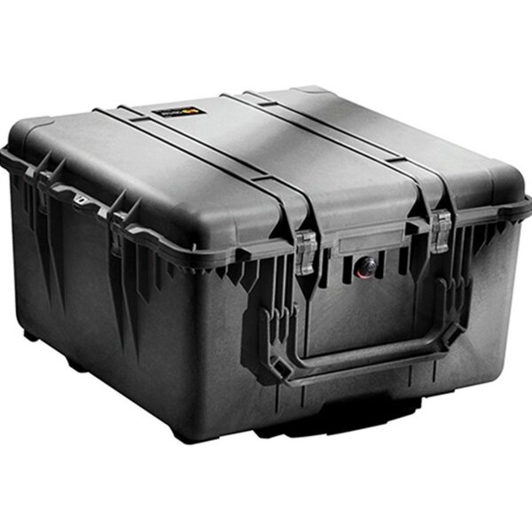 Pelican 1640NF Protector Case No Foam Black - Watertight Crushproof Wheeled Hard Equipment Case with 4 Wheels & Trolley Handle (1640-001-110)