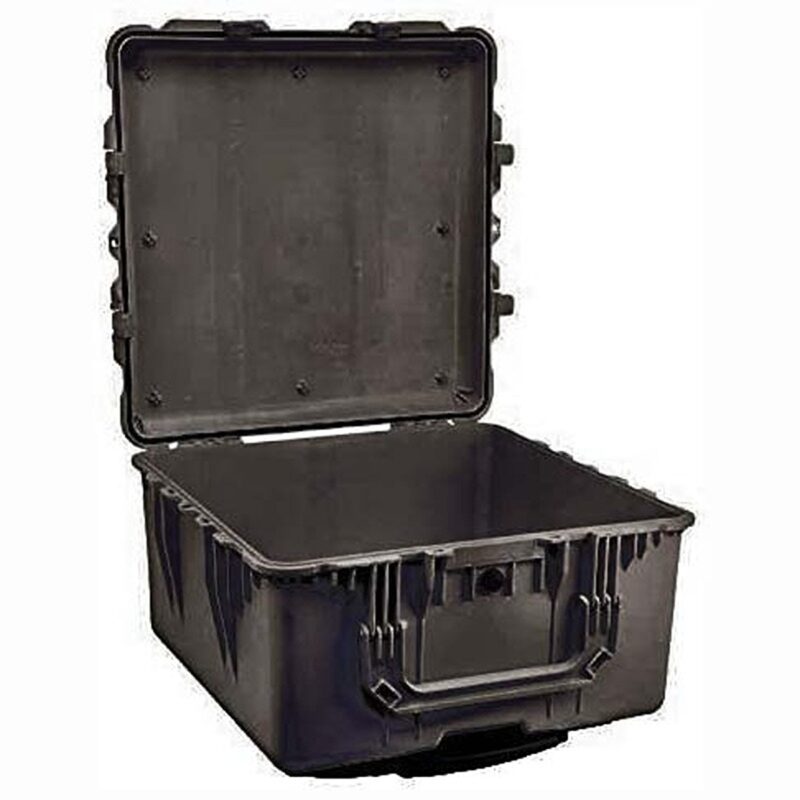 Pelican 1640NF Protector Case No Foam Black - Watertight Crushproof Wheeled Hard Equipment Case with 4 Wheels & Trolley Handle (1640-001-110)