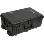 Pelican 1650NF Protector Case No Foam Black - Watertight Crushproof Wheeled Hard Equipment Case with 4 Wheels & Trolley Handle (1650-021-110)